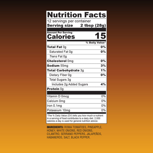 Tiki Thunder Pineapple Raw Honey Salsa (Medium) 4 PACK