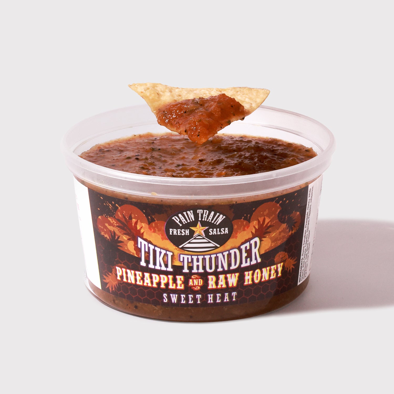Tiki Thunder Pineapple Raw Honey Salsa (Medium) 4 PACK